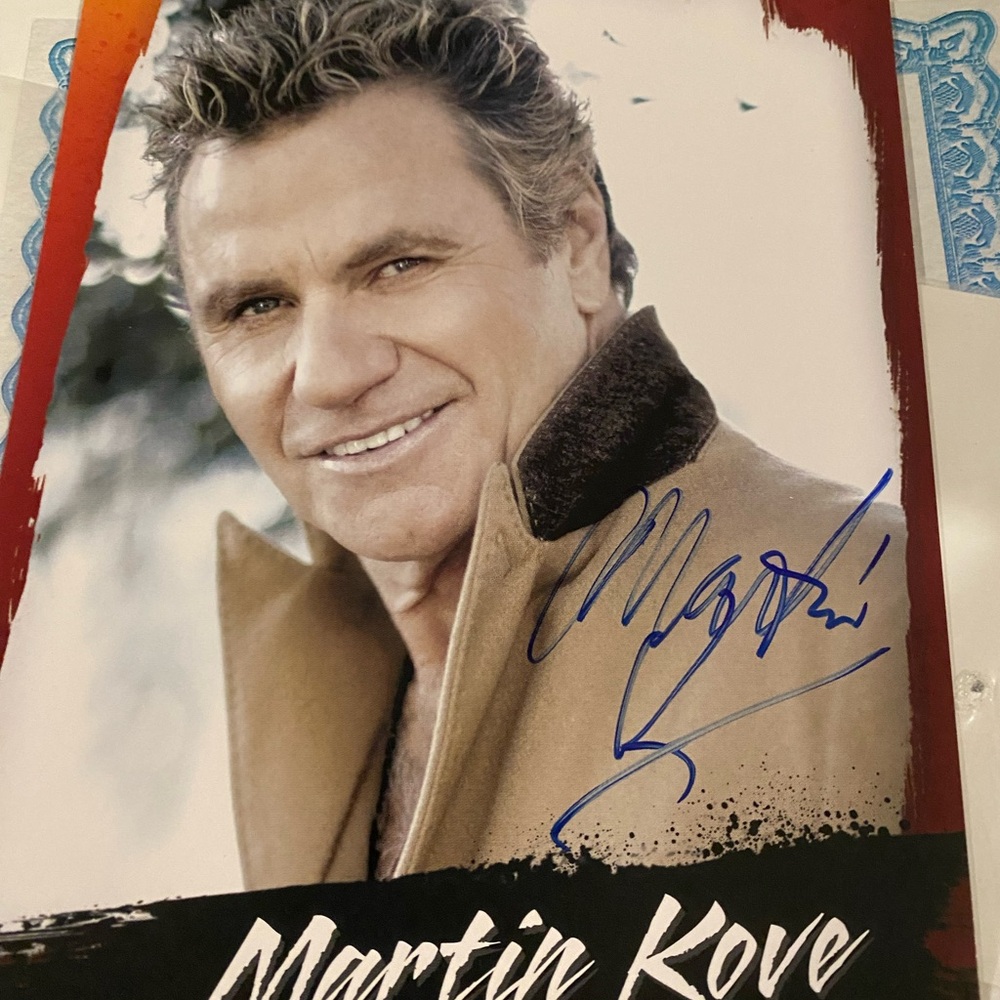 Autographed Martin Kove Photo